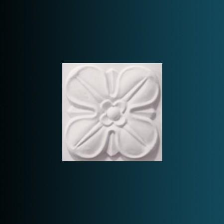 Декоративный орнамент Перфект G2054 51х51х20 мм белый полиуретан
