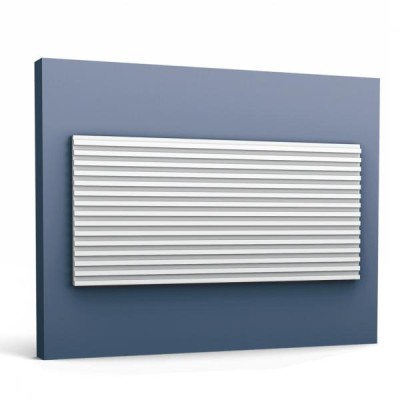 Стеновая панель 3D Orac Decor WX205 белая 200x25x1.3 см