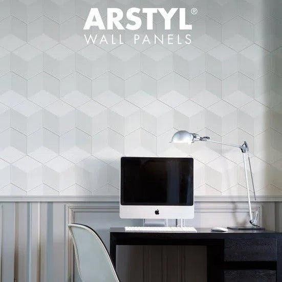 Декоративная стеновая панель 3D NMC Соты CUBE 1135х350 мм