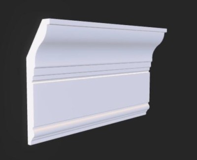 Потолочный плинтус 100х33 мм Hiwood L1902M из полистирола 2 м