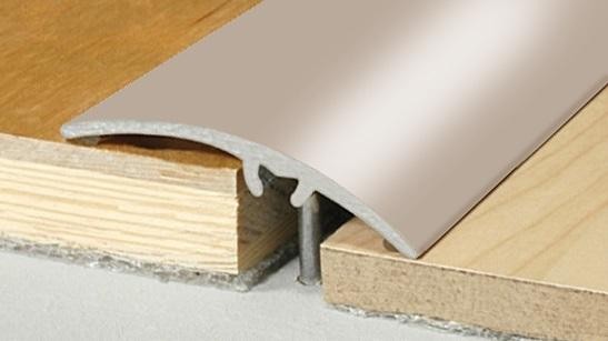 Порог алюминиевый скрытый крепеж 50 мм Effector A-65 02 Шампань 2,7 м