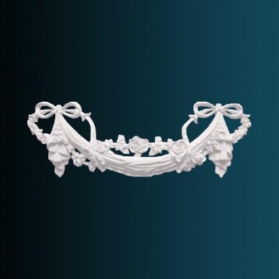 Декоративный орнамент Перфект G2059 165х483х30 мм белый полиуретан