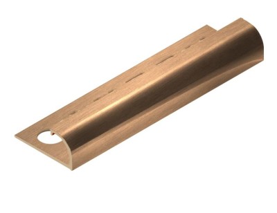 С-профиль из латуни полукруглый 10 мм NEEXY PVL17-03 BAO брашированный 2.7м