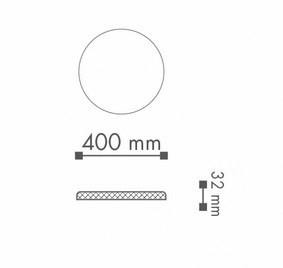 Потолочная розетка NMC Arstyl R1520 диаметр 400 мм