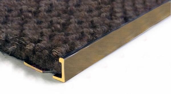 L-образный профиль из латуни 10 мм ЛПО-Г10 Старая бронза 2,7 м