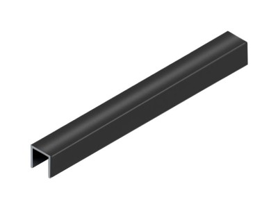 П-профиль 6х10 мм алюминиевый NEEXY PV85-19 BBL черный блестящий 2.7 м