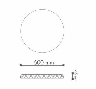 Потолочная розетка NMC Arstyl R18 диаметр 600 мм