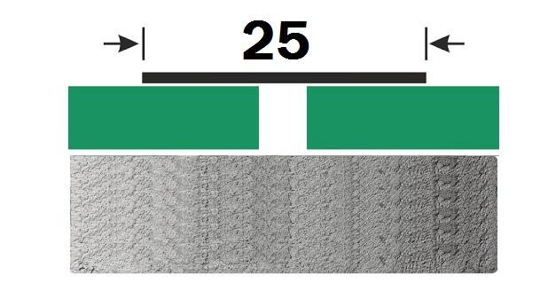 Полоса из нержавеющей стали 25 мм FB 25 GP Золото полированное 3 м