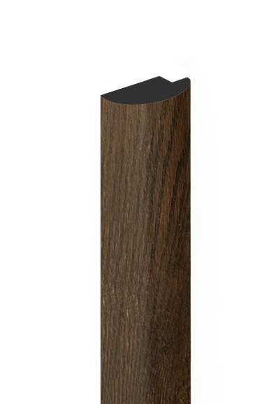 Финишный молдинг для панелей HiWood LF140B BR489G под дерево 12х26 мм 2,7 м