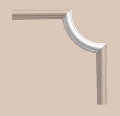 Декоративный угловой элемент молдинга Orac Decor Duropolymer PX120A 190х88 мм