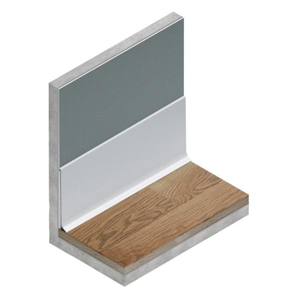 Плинтус для пола из алюминия 60 мм NEEXY AKBD60-MS серебро матовое 2.5 м