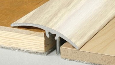 Порог алюминиевый скрытый крепеж 50 мм Effector A-65 0901 Дуб Белёный 2,7 м