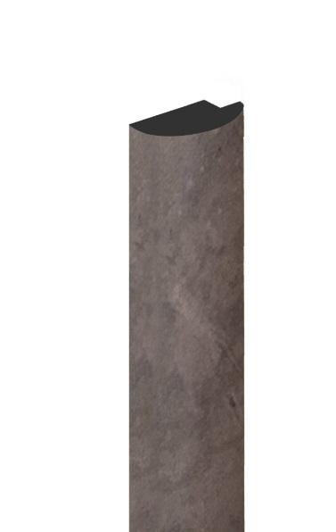 Финишный молдинг для панелей HiWood LF140B BR492 под дерево 12х26 мм 2,7 м