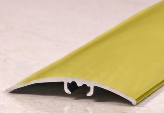 Разноуровневый алюминиевый порог 41 мм ПО-41 Золото матовое 2,7 м