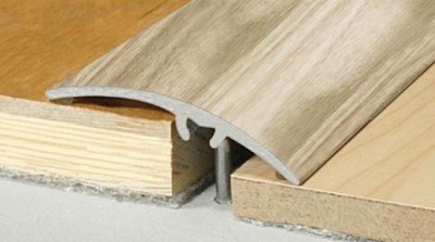 Порог алюминиевый скрытый крепеж 50 мм Effector A-65 0902 Дуб Мокка 2,7 м