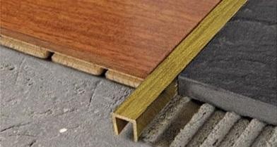 Латунный П-профиль Yakamoz ЛП-10х10х10 латунь антик 2,7 м