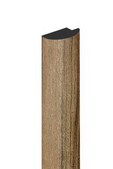 Финишный молдинг для панелей HiWood LF140B BR495 под дерево 12х26 мм 2,7 м
