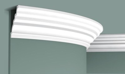 Потолочный плинтус гибкий 90х105 мм Orac Decor Purotouch C326F 2 м
