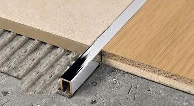 Латунный П-профиль Yakamoz ЛП-10х10х10 латунь хром 2,7 м