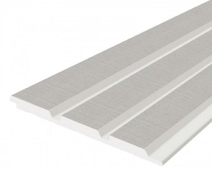 Отделочная панель 120х12 мм Hiwood LV124 S339S серый 2,7м