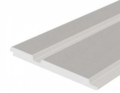 Отделочная панель 120х12 мм Hiwood LV133 S339S серый 2,7м