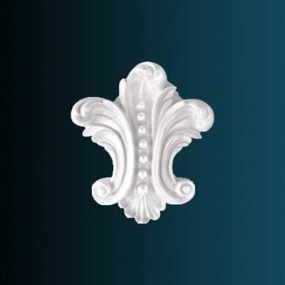 Декоративный орнамент Перфект G2075 137х118х25 мм белый полиуретан