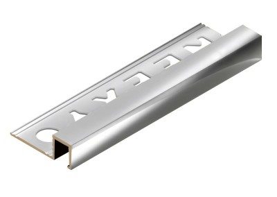 П-профиль из латуни закладной 10х10 мм NEEXY PVL31-02 CHR хром 2.7м