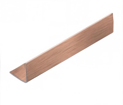 Стальной уголок равнополочный 20х20 мм NEEXY PVS100-14 BRG розовый браш 2.7м