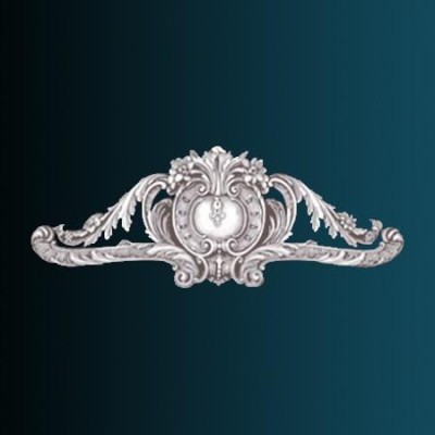 Декоративный орнамент Перфект G2077 305х800х50 мм белый полиуретан