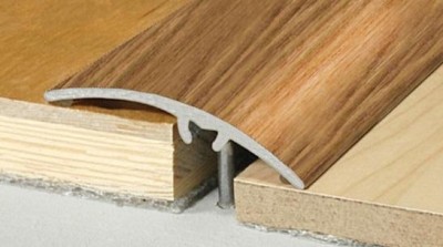 Порог алюминиевый скрытый крепеж 50 мм Effector A-65 0906 Дуб Коньячный 2,7 м