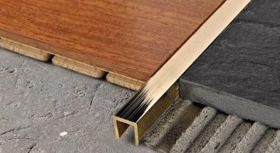 Латунный П-профиль Yakamoz ЛП-10х20х10 латунь полированная 2,7 м