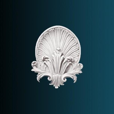 Декоративный орнамент Перфект G2078 300х270х30 мм белый полиуретан