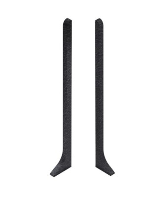 Комплект заглушек (левая правая) для напольного плинтуса 60 мм NEEXY AKBD60-LE-RE-SBL муар черный