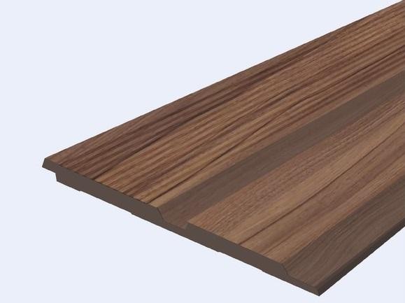 Декоративная панель 120х12 мм Hiwood LV123 BR396 под дерево 2,7 м