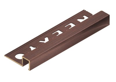 П-профиль из латуни закладной 10х10 мм NEEXY PVL31-05 ANTCL антик медь светлая 2.7м