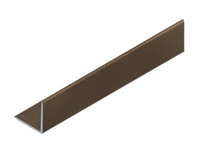 Уголок 25х25 мм алюминиевый NEEXY PV64-48 MBR-D темная бронза матовая 2.7 м