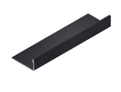 Стальной L-образный профиль 8 мм NEEXY PVS92-17 SMBL песок черный 2.7м