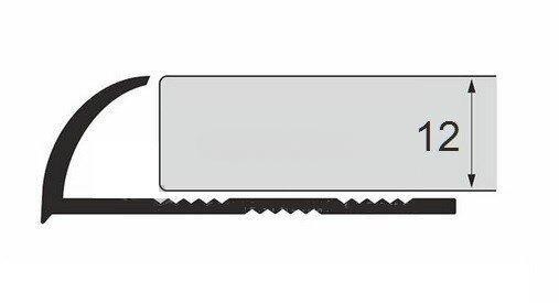 Стальной С-образный профиль 12 мм ПА-12 шлифованный 3 м