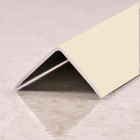 Алюминиевый уголок 15х15 мм ПН-15х15 Слоновая кость 2,7 м