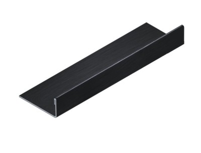 Стальной L-образный профиль 8 мм NEEXY PVS92-18 BBL черный браш блестящий 2.7м