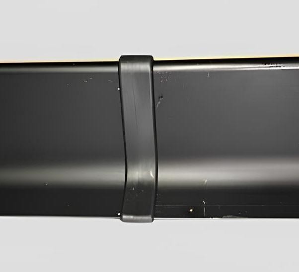 Комплект соединений (2 шт.) для алюминиевого напольного плинтуса Effector Q63 ПВХ черный