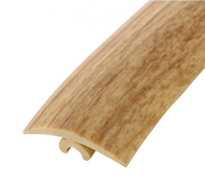 Гибкий порог ПВХ 40 мм Cezar Flex Line 84 Ясень светлый 6 м