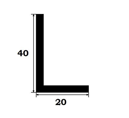 Латунный уголок Yakamoz ЛП-40х20 латунь полированная 2,7 м