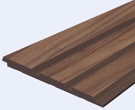 Декоративная панель 120х12 мм Hiwood LV124 BR396 под дерево 2,7 м