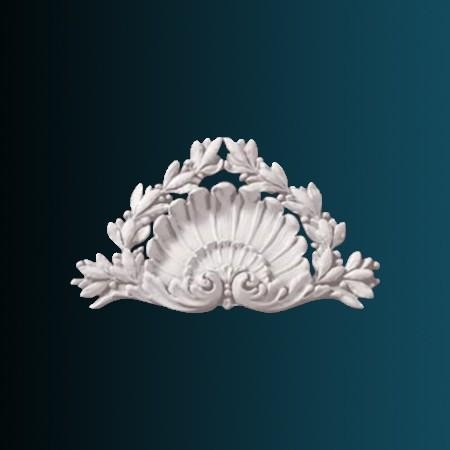 Декоративный орнамент Перфект G2081 133х210х16 мм белый полиуретан