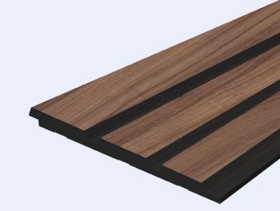 Декоративная панель 120х12 мм Hiwood LV124 BR396K под дерево 2,7 м