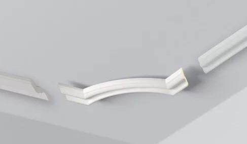 Декоративный уголок для потолочного плинтуса NMC Nomastyl N24 20х40 (кмп 4 штуки)
