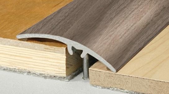 Порог алюминиевый скрытый крепеж 50 мм Effector A-65 0911 Дуб Верден 2,7 м