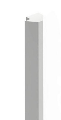 Финишный молдинг 15,7х12 мм Hiwood LF136B NP белый 2,7м