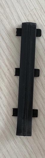 Металлический стык для плинтуса ПТ-60 М черный муар